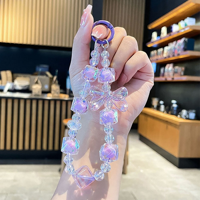 아이실린 다양한 스마트폰 손목 스트랩 투명 하트 키링 (34종), 1개, A-20