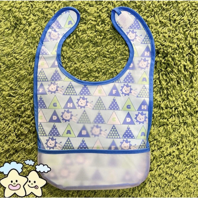 防水飯兜 嬰幼兒商品, 1個, 滿版小獅子