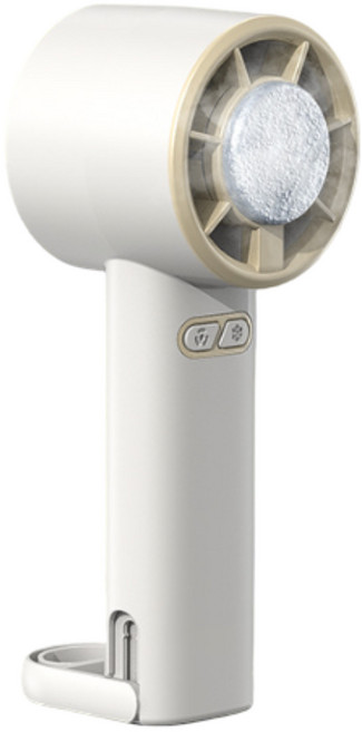 루로아 휴대용 BLDC 냉각 손 선풍기, 화이트, 3S냉각