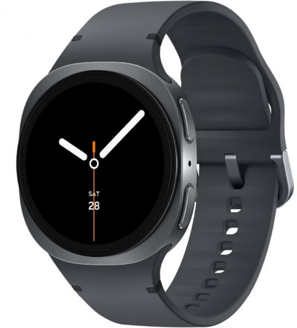 삼성 갤럭시 워치 8 클래식(2025) 46mm LTE 스마트워치 쿠션 디자인 회전 베젤 퀵 버튼 수면 코칭 러닝 코치 에너지 스코어 블랙 [미국 버전 2년 보증, Graphite, 40mm, LTE + Watch8