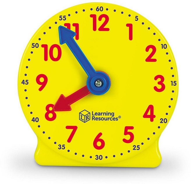 어린이 시간학습 소형 모형시계 단품 키즈토이 시간계산 집콕