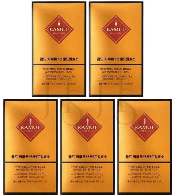 그레인온 골드 카무트 효소 3g 30포 5개, 30회분