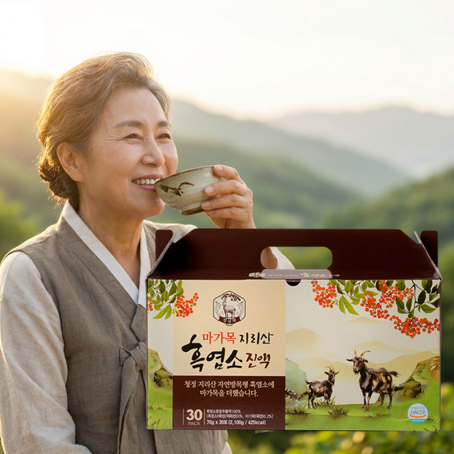 정성제 마가목 흑염소진액 지리산 무항생제 국내산100%, 1박스, 70ml