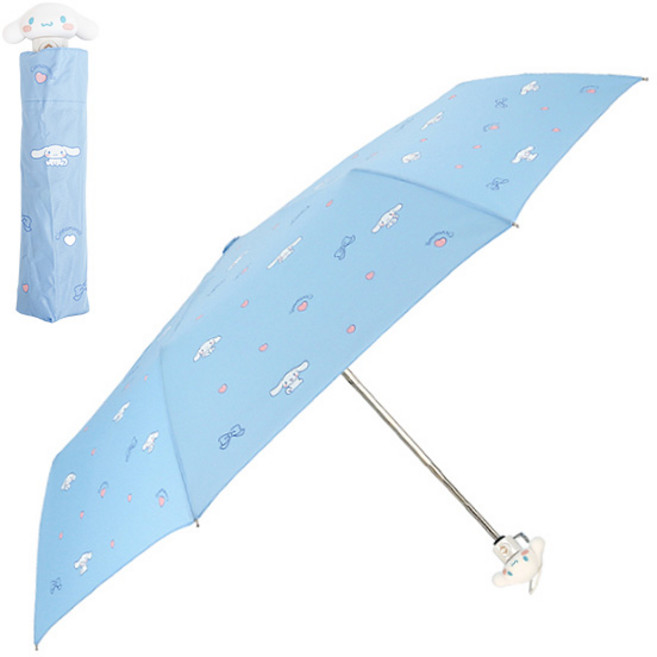 시나모롤 3단 완전자동우산-리본입체핸들 70034