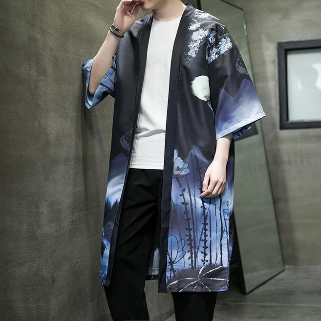 야쿠자옷 유니폼 단체복 일식집 의상 가운 코스프레 할로윈 일본 무대