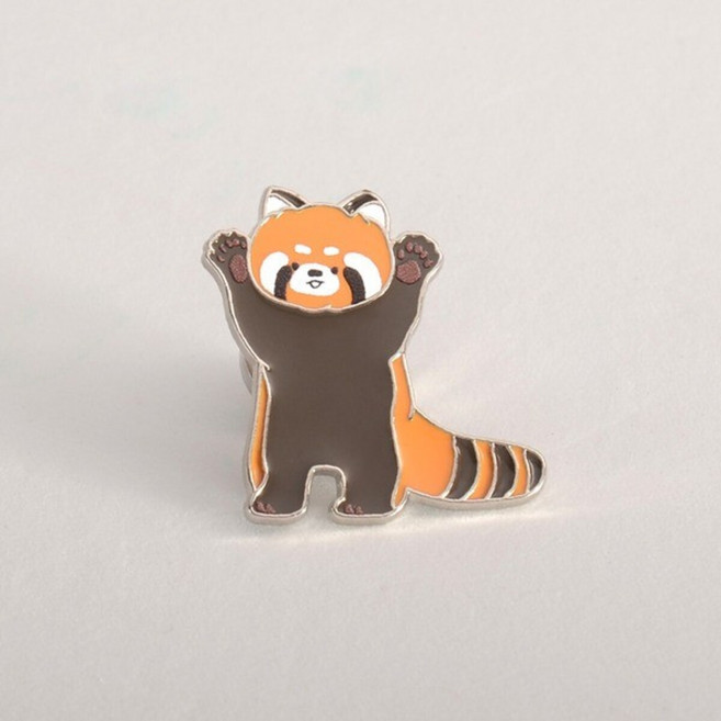 onlygo 世界動物圖鑑徽章 動物徽章, 世界動物圖鑑徽章 - 小貓熊, 1件