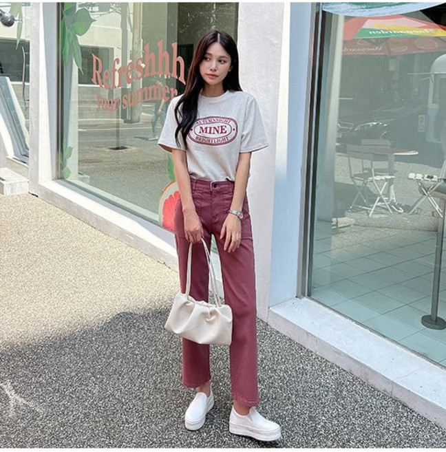 [피핀] 아웃포켓 와이드 팬츠 710104 495845