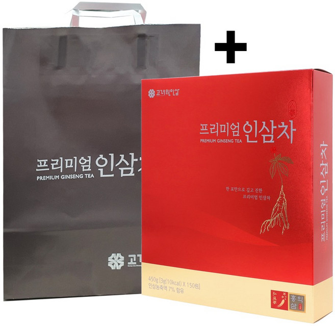 고려원 프리미엄 인삼차 3g x 150포, 150개입