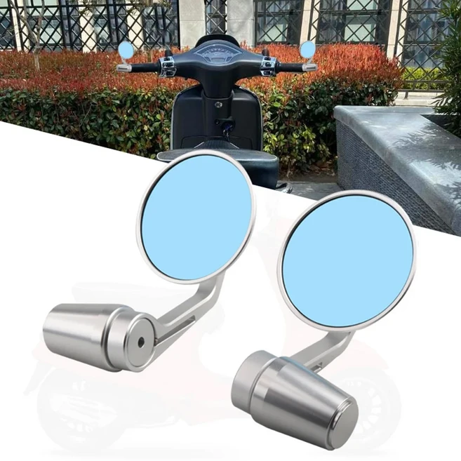 베스파 프리마베라 125 스프린트 GTS300 오토바이 핸들바 사이드 미러 엔드 플러그, 01 As Shown