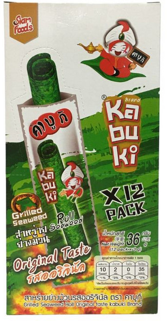 歌舞吉 紫菜卷 原味, 36g, 1個