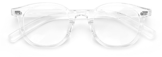 FEISEDY 자외선 차단 블루라이트 차단 선글라스 남여공용 투명 렌즈 두꺼운 프레임 B1219