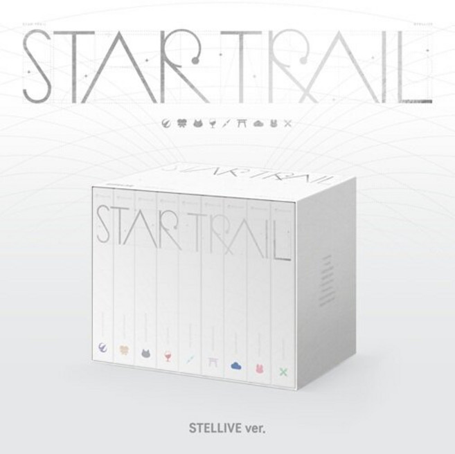 [STELLIVE] 스텔라이브 1집 랜덤1종 STELLIVE 1st Album [STAR TRAIL] / 스티커5+엽서2+스페셜포토카드 ~, 1