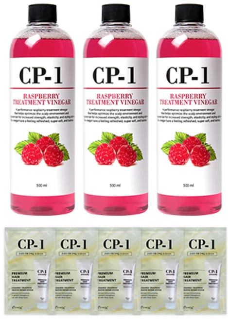 CP-1 라즈베리 헤어식초 500ml, 3개 - 쿠팡