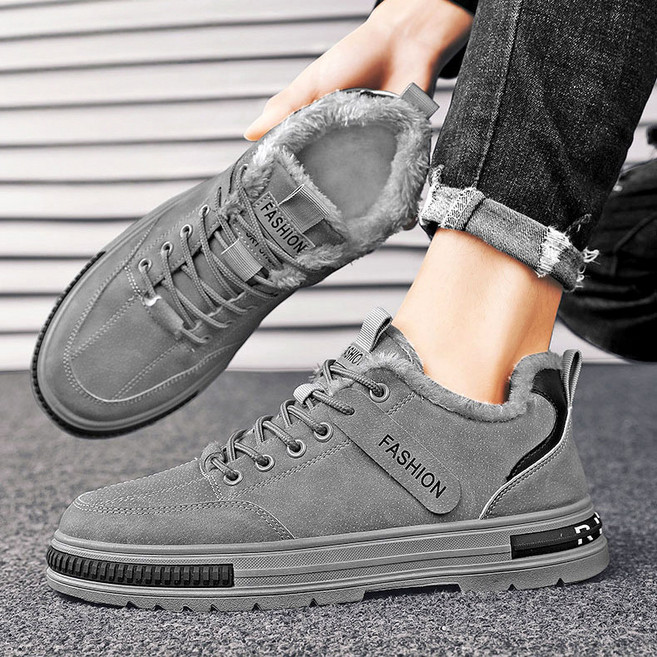 Modern Fashion 남자 겨울 기모 운동화 발편한 워커화 W23