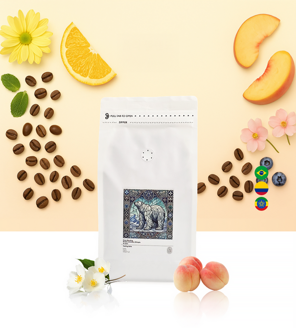 그롤라커피 폴라 블렌드 커피 원두, 1개, 250g, 홀빈(분쇄안함)