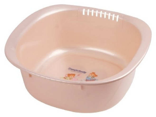 설거지용 사각통 소/싱크대/설거지통/설거지볼/플라스틱/대야/씽크대/정리/설걷이통/주방/세척통/가정용, 1개