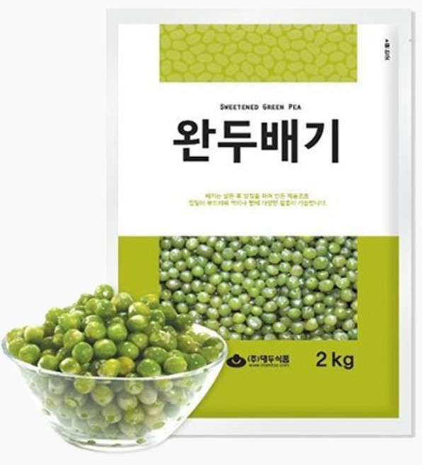 대두식품 완두배기, 2kg, 6개