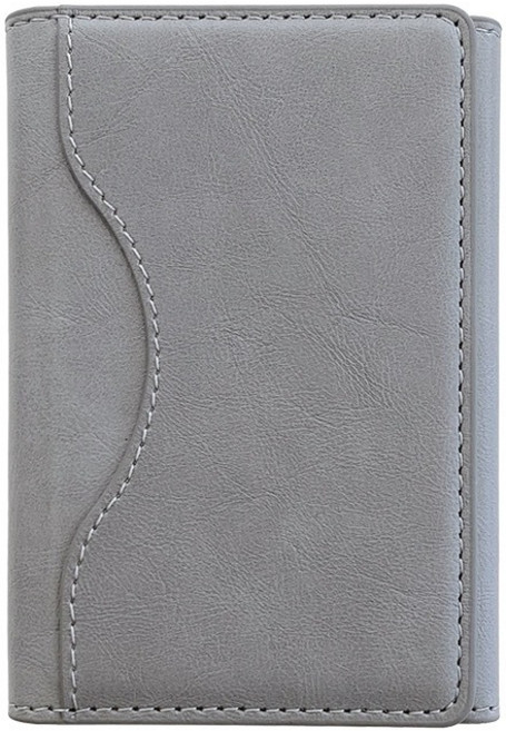 탑겟 맥세이프 3단 카드지갑 넉넉한 6장 수납 핸드폰 거치대 겸용, 1개, 레더 그레이