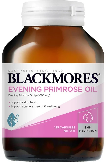 블랙모어스 Blackmores 달맞이 꽃 종자유 이브민 프림로즈 오일 Evening Primrose Oil 125캡슐, 125정, 1개 - 쿠팡