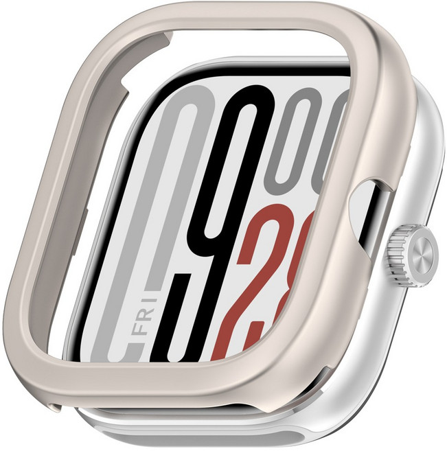 더조은셀러 샤오미 레드미 워치 호환 베젤라인 하드 케이스 2 개입, 스타라이트