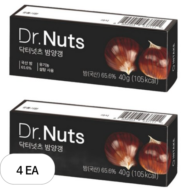 닥터넛츠 밤양갱, 40g, 4개