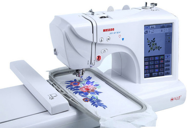 LCD 스크린 재봉틀 자수 자수 다기능 기계식 기계 소형 가정용 터치 컴퓨터 인치, 02 220V, 1개