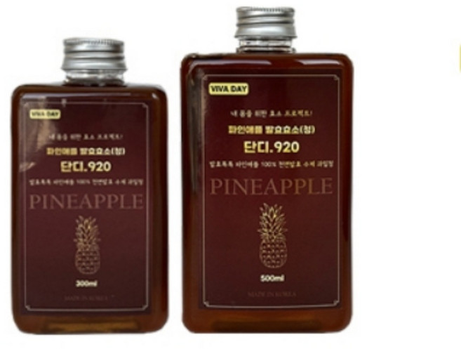 [BJMarket] 파인애플 천연 발효효소 300ml 발효청, 파인애플 발효효소(청) 300ml