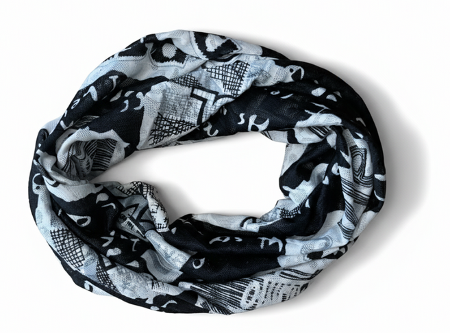 6 season 두건 머플러 겸용 멀티스카프