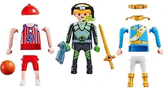 플레이모빌 Playmobil 9828 멀티플레이 피규어 - 우주 비행사 농구 요원 맨