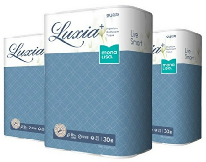 모나리자 럭시아플러스 25m*30롤*3팩 (총 90롤), 없음, 30개입, 90개