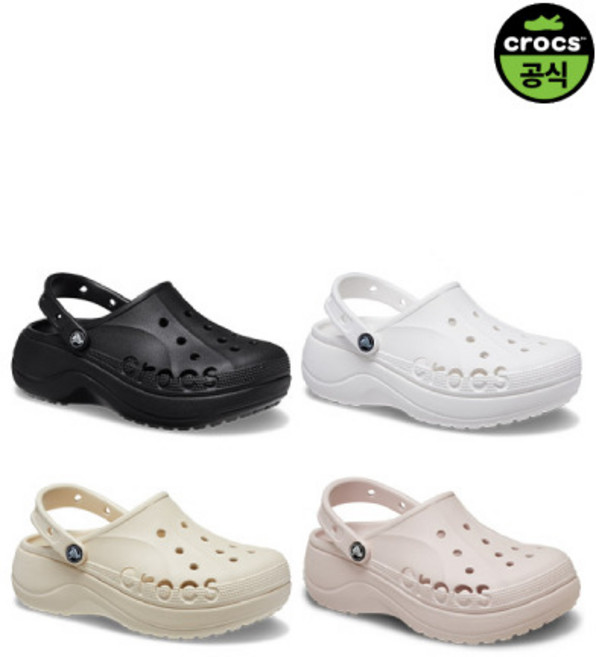 크록스 공식 여성 BAYA PLATFORM CLOG 4종 택1 (25SWCL208186)