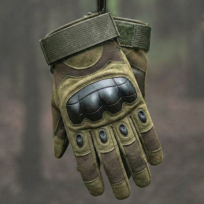 풀바잉 전술 장갑 오토바이 등산 캠핑, 1개, 카키