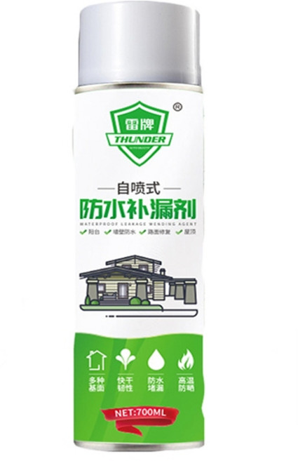 THUNDER 自噴式防水補漏劑 700ml, 1個, 透明