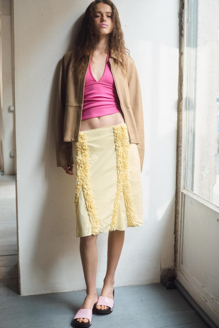 자라 ZARA 100% 가죽 타이트핏 블레이저 - 스톤 선물추천