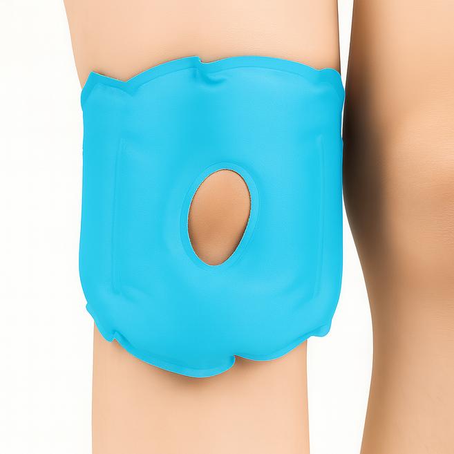 아띠꼴로 냉온 온열 무릎 팔꿈치 찜질팩 냉찜질 온찜질 찜질기, 1개, 민트블루