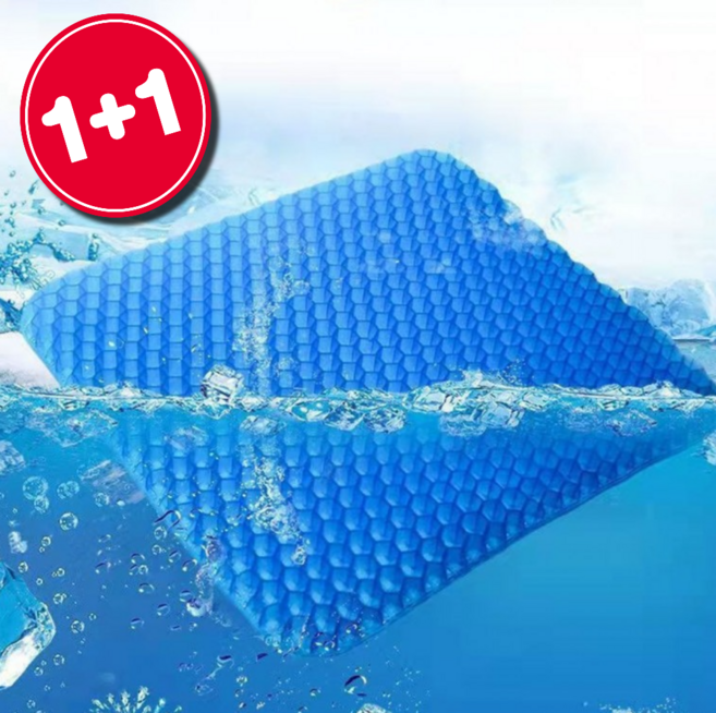 1+1 강호동 방석 에어셀 베타젤 쿨 통풍 3D 벌집방석 차량용 운전 방석 학생 수험생 사무실 방석