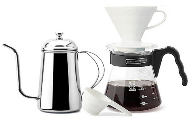 하리오 드립세트 1~4인용 7종, 하리오 1~4인용 드립세트 클리어