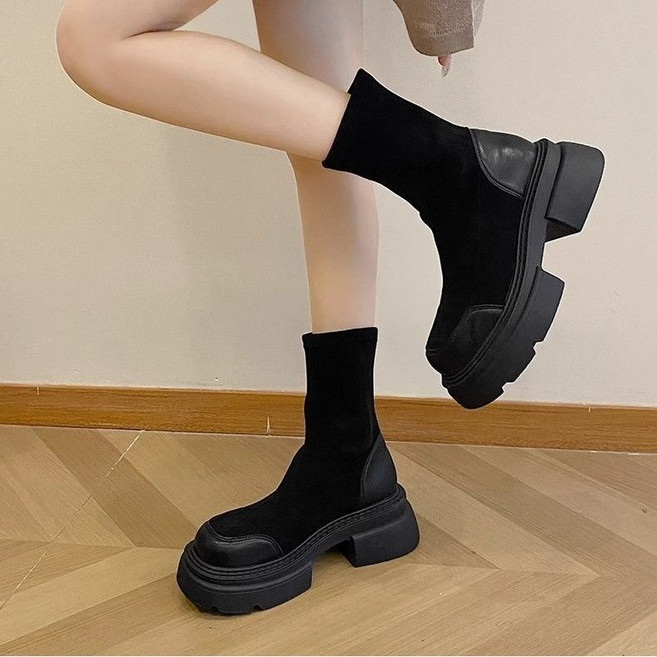 ANYOU 여성 앵클부츠 빈티지 스타일 캐주얼 컴포트 앵클 숏부츠