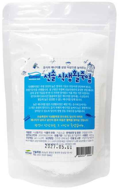 선솔죽염 선솔 식생활 죽염 이강산닷컴, 1개, 400g
