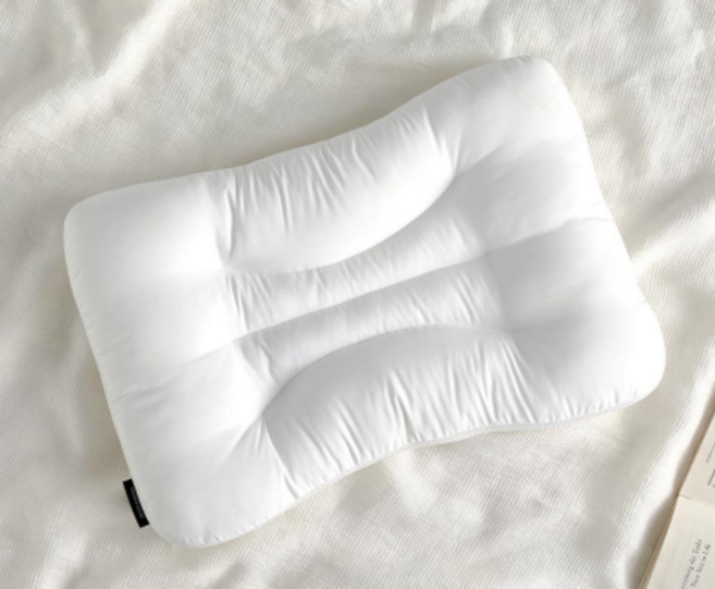 모던하우스 ON 부드럽고 낮은 목이 편안한 메쉬 경추 베개, 아이보리, 1개