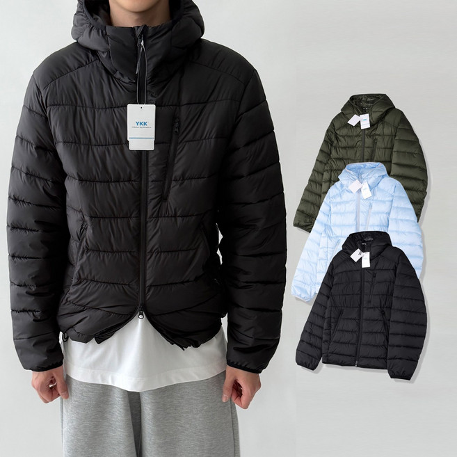 [고퀄리티/핏보장] 빠델 남녀공용 후드 점퍼 자켓 오버핏 아노락 숏 라이트 웰론 경량 패딩