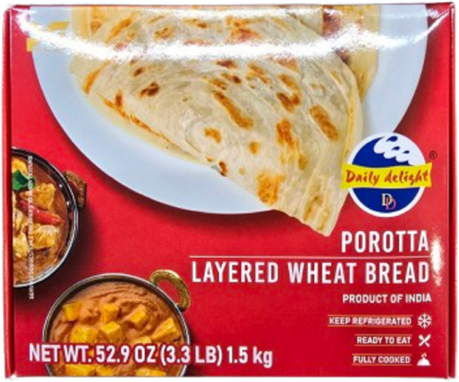 코스트코 포로타 브레드 인도식 빵 1.5kg 난 아이스박스 발송, 1개