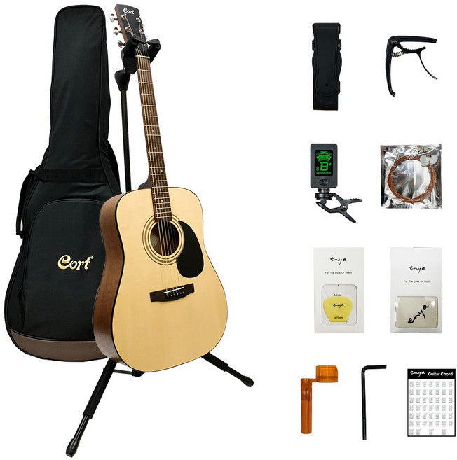 콜트 통기타 AD-810 OP 세트+ 넥걸이스탠드+ 연주소품 파우치, 1개