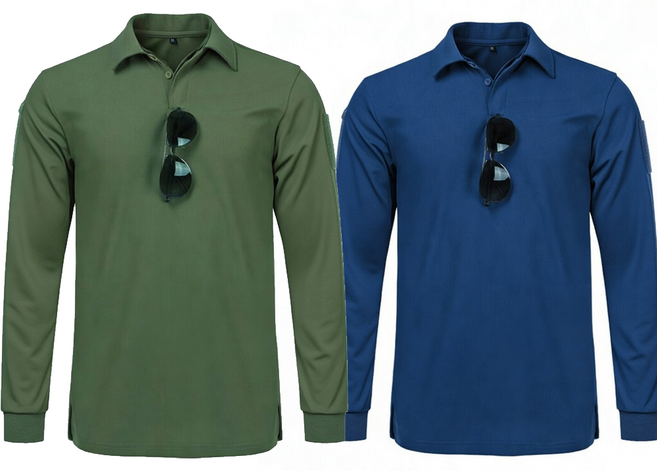 1+1 봄 여름 가을 전술 고급 40수 카라 쿨 반팔 긴팔 라운드 운동 작업 작업복 기능성 티셔츠