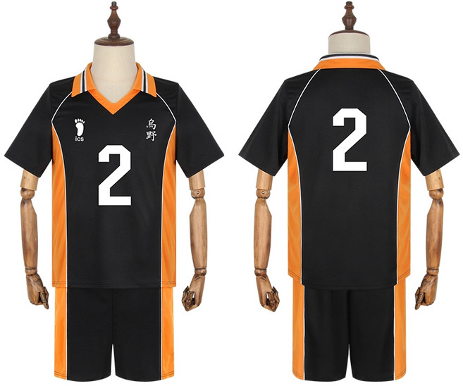 하이큐유니폼 옷 의상 단체복 고교 하이큐 네코마 상의 코스프레 반티 카라스노 저지 우노팀