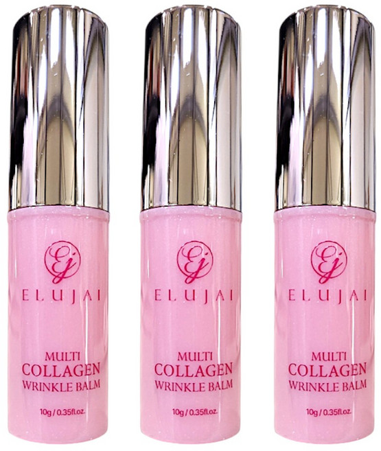 [3개/1세트]엘루자이 콜라겐 링클밤 나드리 필수 홈쇼핑 멀티밤 10ml, 3개, 10g