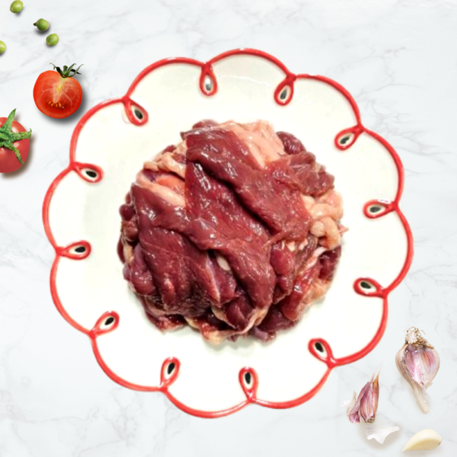 한결컴퍼니 생 오리슬라이스 500g 1kg 냉동 손질 오리로스 오리고기 구이, 1개