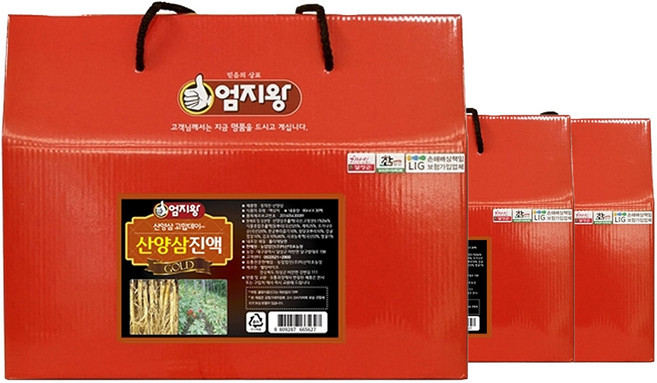 약초약선생 2+1 국산 산양삼 진액 30포, 3박스, 80ml