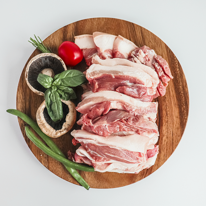 도담신선육 한돈 뒷고기 뽈살 구이용 (냉장) 500g, 1개