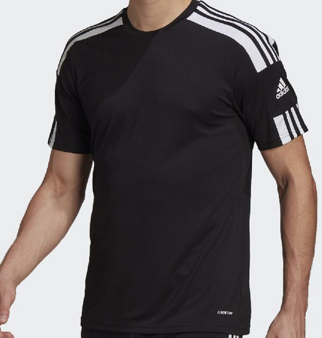 아디다스 트레이닝복 반팔티 기능성 반팔 티셔츠 SQ21 블랙 남여공용 운동복 + ALS 마스크